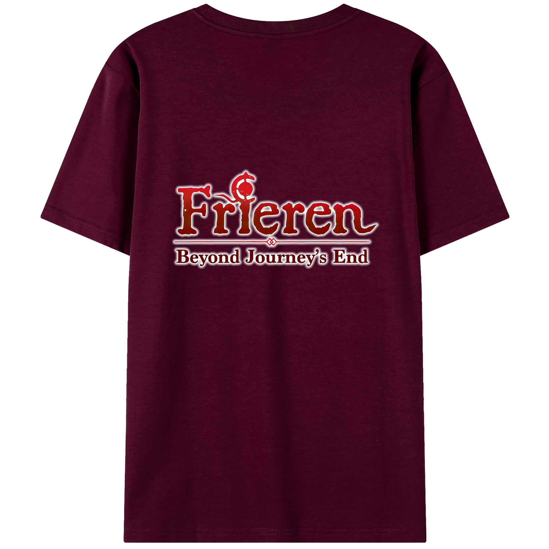 （画像用） 葬送のフリーレン Frieren レディース半袖Tシャツ(バックプリント)
